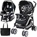 Peg Perego 2011 Pliko P3 Travel System with a Diaper Bag - Fantasy Black