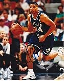 Jim Jackson Autographed Dallas Mavericks 8x10 Photo
