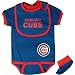Chicago Cubs Baby Onesie, Bib, and Booties - Size 6-9 Months