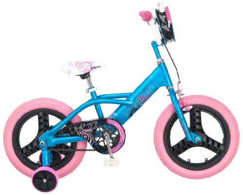 Mongoose Girl's Pizazz Bicycle (Magenta and Teal)
