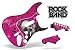 Search : Rock Band Guitar Skin, Fits Xbox 360 / PS3 (Stratocaster Guitar) BoneCollector - Pink