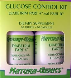 Natura-Genics Glucose Control Kit-Diabetrim Part A & Part B