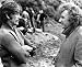 Charles Bronson & Michael Winner 12x16 B&W Photo or Canvas Print