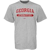 Nike Georgia Bulldogs Ash Gymnastics T-shirt