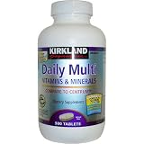 Kirkland Signature Daily Multi Vitamin & Mineral with Lycopene and Lutein, 500 Tablets (286635)