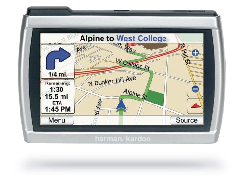 Harman Kardon GPS-500 Widescreen Portable GPS Navigator, MP3 Player, and Video Player