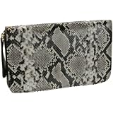 Jalda Python Convertible Clutch Wallet