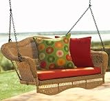 Sahara Porch Swing, 20″H x 58″W, NATURAL
