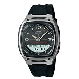 Casio Ana Digi Dual Time Data Bank Watch with World Time, Alarm, Timer and More (WI3060) by Casio