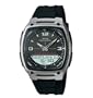 Casio Ana Digi Dual Time Data Bank Watch with World Time, Alarm, Timer and More (WI3060)