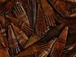 Bone Hand Beads or Pendants, Indonesian - 4 Pcs