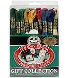 51XfwAG0KoL. SL160  DMC Embroidery Floss Pack 8.7 Yards Holiday Decor 30/Pkg 117F25 HDAY, 1 Item/Order