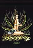 Mary Jane (Sexy Girl & Pot Leaf) Art Poster Print - 16