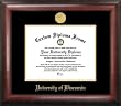 University of Wisconsin Madison Gold Embossed Medallion 18x14 Diploma Frame