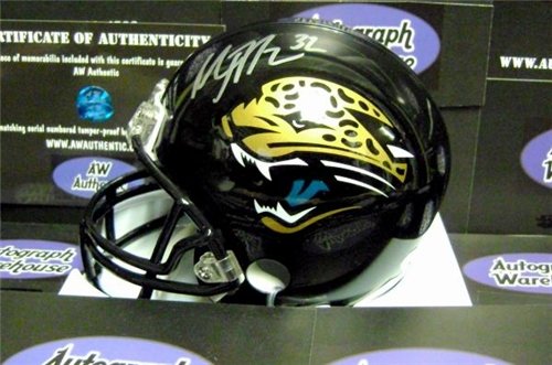 Maurice Jones Drew Autographed/Hand Signed Football Mini Helmet (Jacksonville Jaguars)