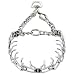 Pet Supply Imports Chrome Plated Training Collar with Quick Release Snap, Large, 3-1/4-Mm