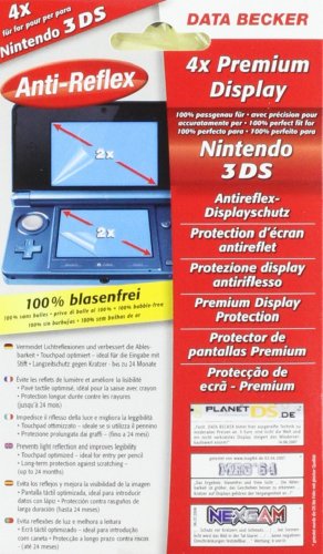 Data Becker Perfect PLAY Nintendo 3DS Schutzfolie 4er-Set: 4x Premium Anti-Reflex-Displayschutz: Nintendo 3DS