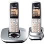 Panasonic KX-TG6422ES DECT Twin Digital Cordless Phone Set with Answer Machine in Silver