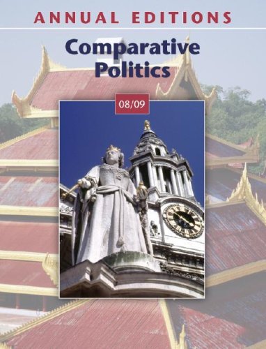 City Travel Guides Discounted  Books : Annual Editions: Comparative Politics 08/09 (Annual Editions : Comparative Politics)