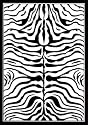 United Weavers - Safari Zebra Skin Novelty 5' x 8' Area Rug