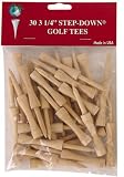 New! 3 1/4 Step Down Tee 30 Pack - Natural