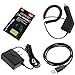 GTMax Black Rapid Car Charger + Home Travel Wall Charger + Sync Transfer USB Data Cable + Antenna Booster Sticker for Verizon Motorola Devour A555 Android CDMA Cell Phone