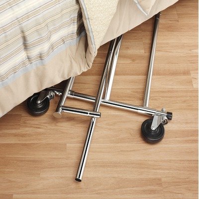 Commercial Folding Garment Rack in Chrome