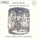 Haydn: Complete Solo Keyboard Music, Vol 8 - Sonatas 28, 29 and 30 /Brautigam