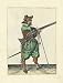 17Th Century Fusiliers by Jacques De gheyn. Size 7.91 inches width by 11.52 inches height. High Quality Art Poster Print
