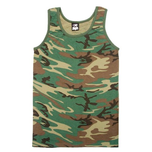 Rothco Tank Top/Woodland Camo