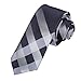 DAE7C07-09 Handmade Design Woven Microfiber Checkered Skinny Tie By Dan Smith