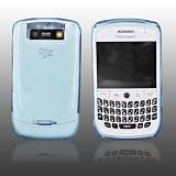 for Blackberry Curve 8900 Crystal Silicone Case BLUE