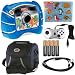 Fisher-Price Kid-Tough Digital Camera Blue with Accessory Bundle and Free Toy For Boys