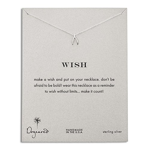Dogeared Wish Sterling Silver Necklace