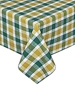 COINCASA Mantel de Mesa Verde/Lima 140 x 240 cm