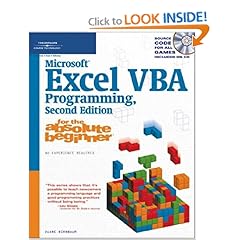 Microsoft Excel VBA Programming for the Absolute Beginner, Second Edition
