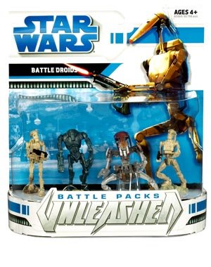 Star Wars: Clone Wars Unleashed Battle Packs > Battle Droids Action Figure Multi-Pack