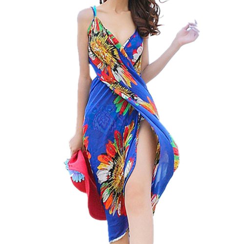 Ushoppingcart Chiffon Sexy Wrap Dress Sarong Beach Scarf Shawl Dress up Wrap
