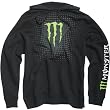 One Industries Monster Matrix Men's Hoody Pullover Casual Sweatshirt w/ Free B&F Heart Sticker Bundle - Black