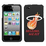 iPhone 4 4S Miami Heat Black Superior Snap on Hard Cover