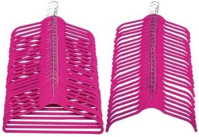 Joy Mangano Huggable Hangers 48-Pc. Combo Pack - Pink