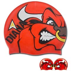 Silikon Badekappe / Silicone swim cap "Stier"