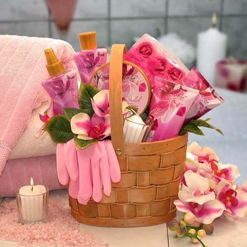 Pamper Me Pink Spa Gift Basket