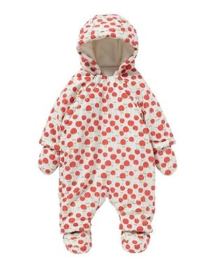 Girls Fashion Print Snowsuit - Pink