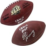Mounted Memories New York Giants Eli Manning Autographed SB XLII MVP Football