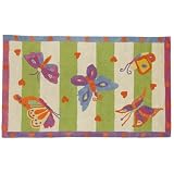 Flutterby Cotton Hook Rug