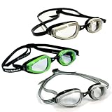 Aqua Sphere K-180+ Clear Lens Goggles (White/Black)