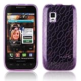 Purple Chain Transparent Flexi Gel Skin Case for Samsung Fascinate i500 / M ....