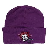 Grateful Dead - Skull & Roses Purple Knit Hat