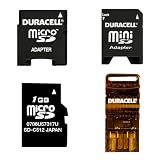 Duracell 1GB Micro SD Memory Card with Universal Adapter